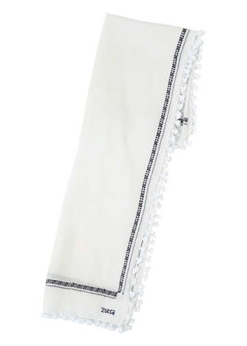 ZUCCa / タッセルストール / ストール white(01)