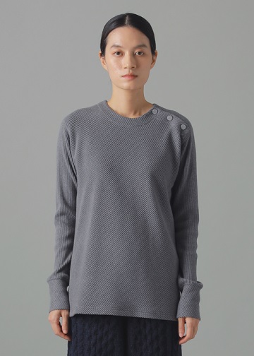 ZUCCa / (O) リブニットジャージィー / カットソー