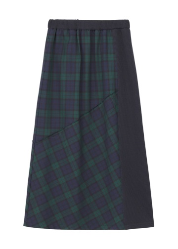 ZUCCa / (O) チェックドッキング / スカート