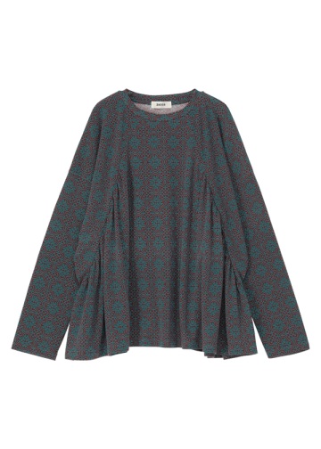 ZUCCa / タイルプリントジャージィー / カットソー