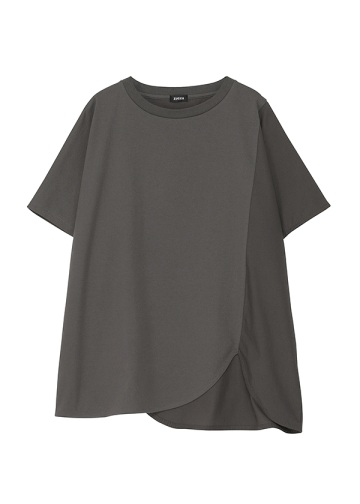 ZUCCa / S DRAPE DOCKING JERSEY / カットソー
