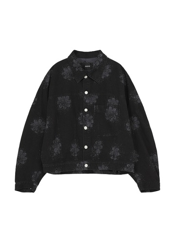 <先行予約> ZUCCa / FLOWER JQ DENIM / ブルゾン