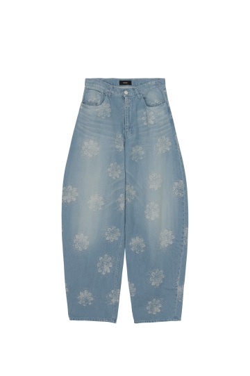<先行予約> ZUCCa / FLOWER JQ DENIM / パンツ