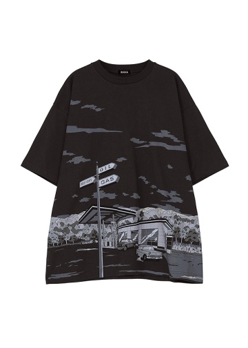 <先行予約> ZUCCa / ROADSIDE PRINT T / Tシャツ