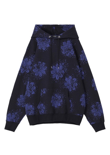 <先行予約> ZUCCa / FLOWER JACQUARD SWEATSHIRT / フーディー