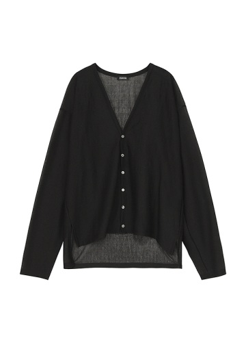 <先行予約> ZUCCa / SHEER HERRINGBONE INLAY / カーディガン