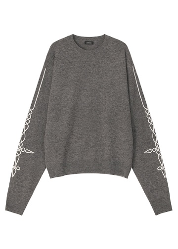 <先行予約> ZUCCa / EMBROIDERY KNIT / トップス