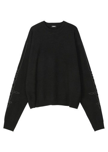 <先行予約> ZUCCa / EMBROIDERY KNIT / トップス