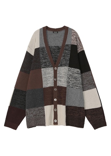 <先行予約> ZUCCa / COLOR BLOCK KNIT / カーディガン