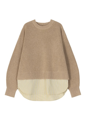 <先行予約> ZUCCa / TEXTURED COTTON KNIT / トップス