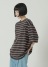 <��s�\��> NYA- / MULTI STRIPED T / T�V���c