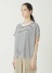 ZUCCa / S DRAPE STRIPE JERSEY / �J�b�g�\�[