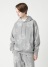 ZUCCa / FLOWER JACQUARD SWEATSHIRT / �t�[�f�B�[