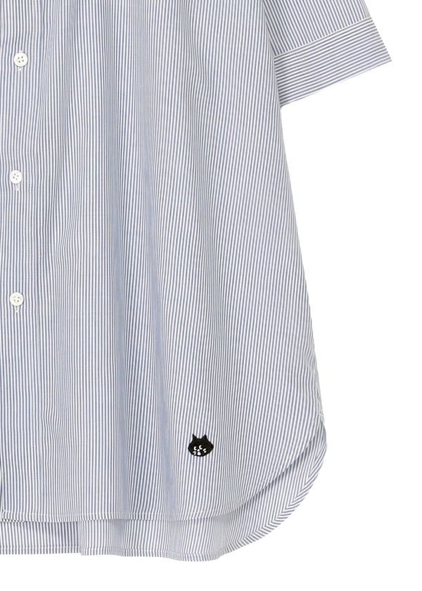 NYA- / (O) HALF SLEEVE SHIRT / �n�[�t�X���[�u�V���c