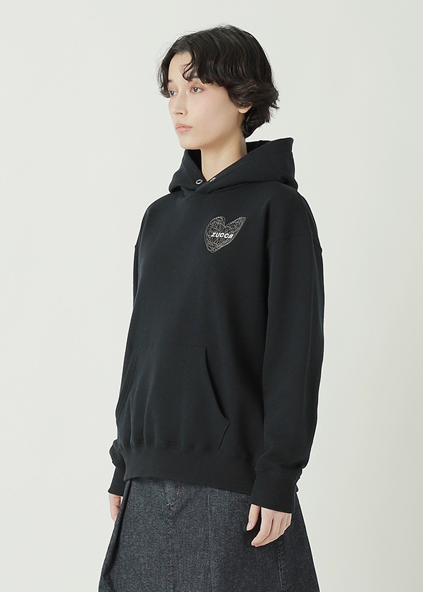 ZUCCa / HEART LOGO SWEATSHIRT / �t�[�f�B�[