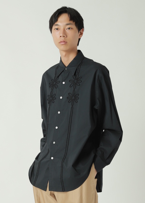 ZUCCa / P CORD EMBROIDERY SHIRT / �u���E�X