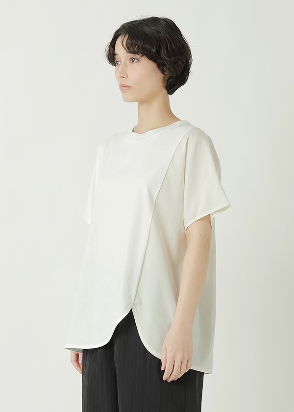 ZUCCa / S DRAPE DOCKING JERSEY / �J�b�g�\�[
