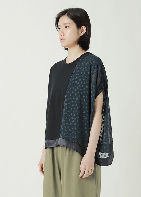 <��s�\��> ZUCCa / CUT JACQUARD DOCKING / �J�b�g�\�[