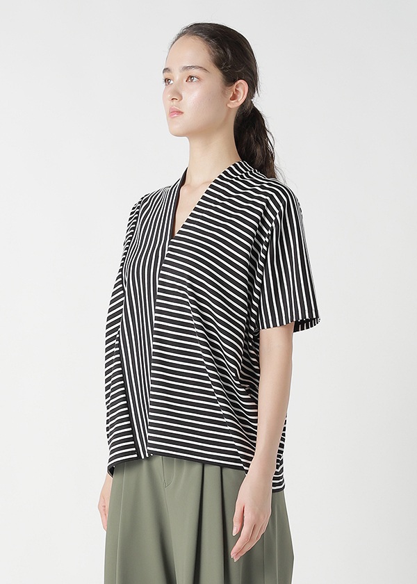 ZUCCa / CENTER STRIPE JERSEY / �J�b�g�\�[