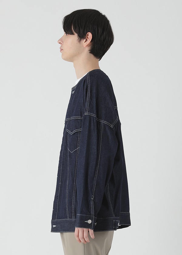 新作グッ ☆新品☆zucca クリアデニムシャツジャケット 26300→26000