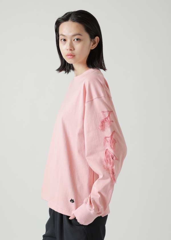 NYA- / (O) EMBROIDERY LOGO T / �����O�X���[�uT�V���c