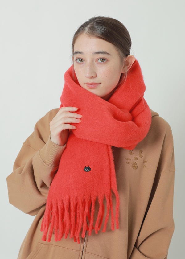NYA- / FRINGE SCARF / �}�t���[
