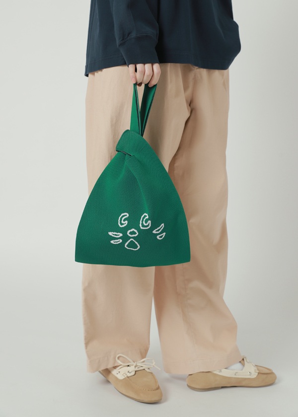 NYA- / PO ONE HANDLE KNIT BAG / �j�b�g�o�b�O