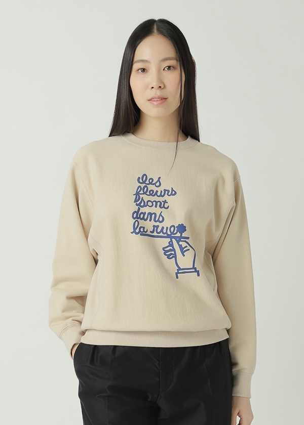 ZUCCa / S HUIT PETALES SWEATSHIRT / �X�E�F�b�g