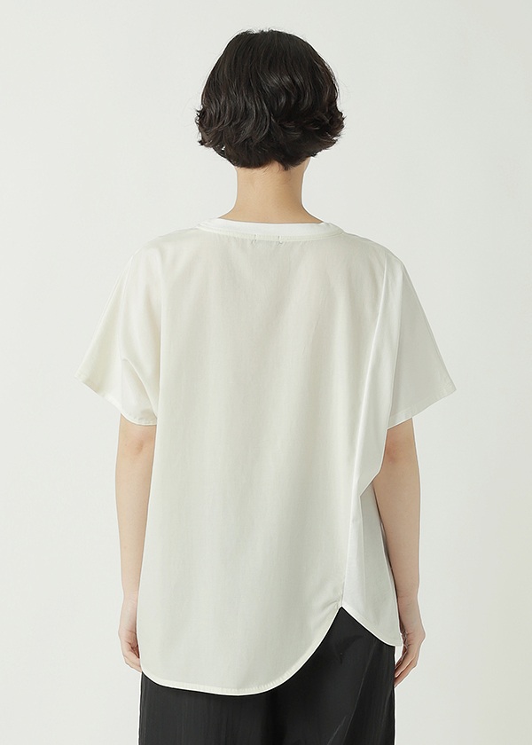 ZUCCa / S DRAPE DOCKING JERSEY / �J�b�g�\�[