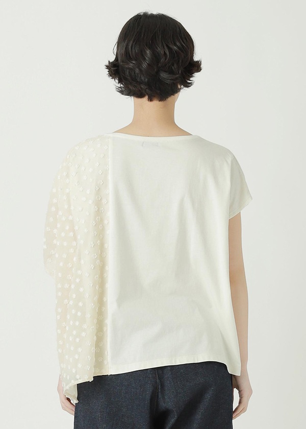 ZUCCa / JACQUARD DOCKING JERSEY / �J�b�g�\�[