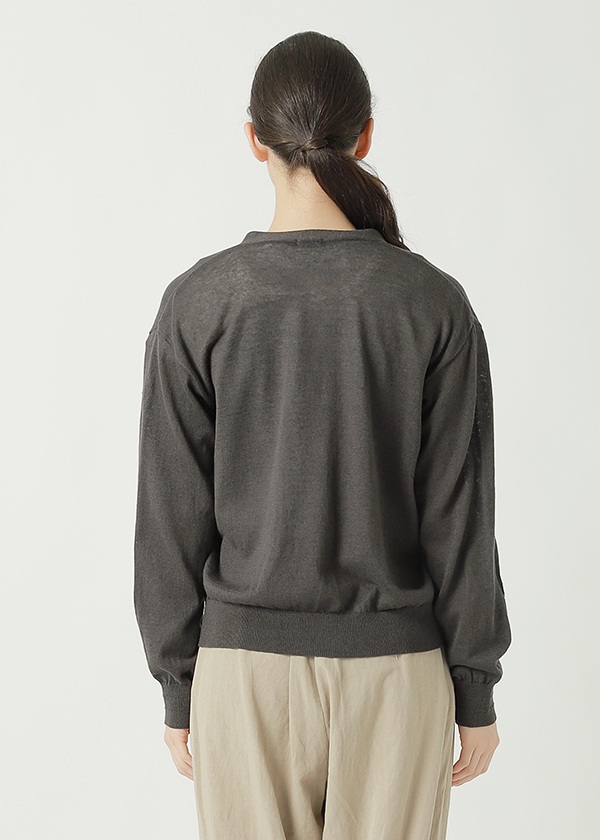 ZUCCa / S LINEN COTTON KNIT / �J�[�f�B�K��