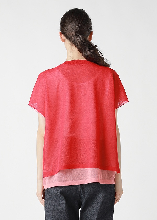 ZUCCa / DOUBLE SHEER KNIT / �g�b�v�X