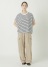 ZUCCa / S DRAPE STRIPE JERSEY / �J�b�g�\�[