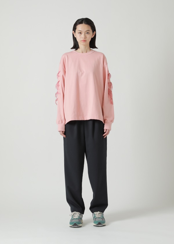 NYA- / (O) EMBROIDERY LOGO T / �����O�X���[�uT�V���c