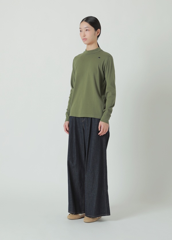 NYA- / PO BASIC MOCK NECK T / �����O�X���[�uT�V���c