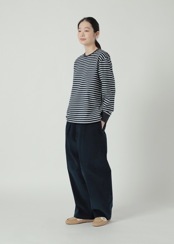 NYA- / BASIC STRIPED T / �����O�X���[�uT�V���c