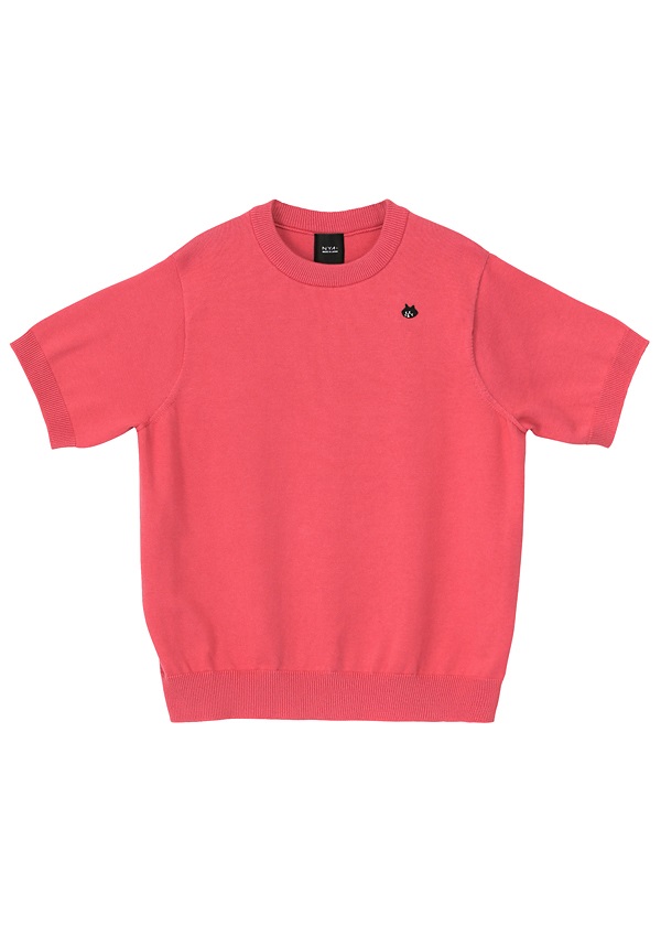 NYA- / (O) COTTON KNIT TOP / �j�b�g�g�b�v�X