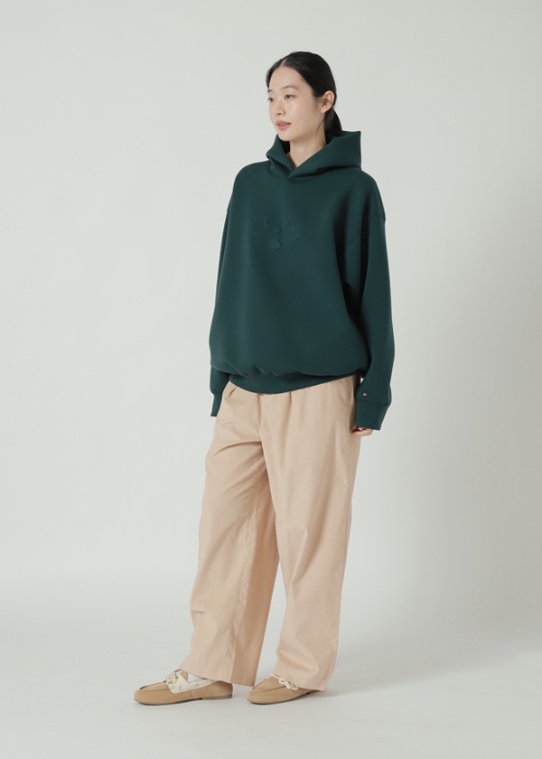 NYA- / CLOSE UP EMBOSS HOODIE / �t�[�f�B�[