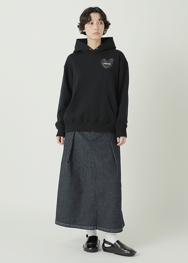 ZUCCa / HEART LOGO SWEATSHIRT / �t�[�f�B�[