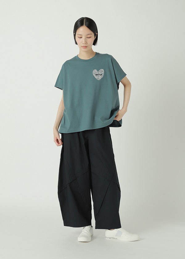 ZUCCa / ハートロゴT / Tシャツ(M charcoal gray(25)): ZUCCa| A