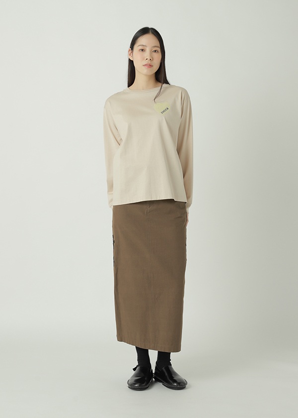 ZUCCa / P CORD EMBROIDERY BOTTOM / �X�J�[�g