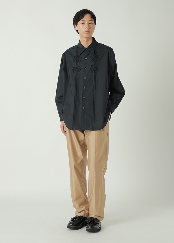 ZUCCa / P CORD EMBROIDERY SHIRT / �u���E�X