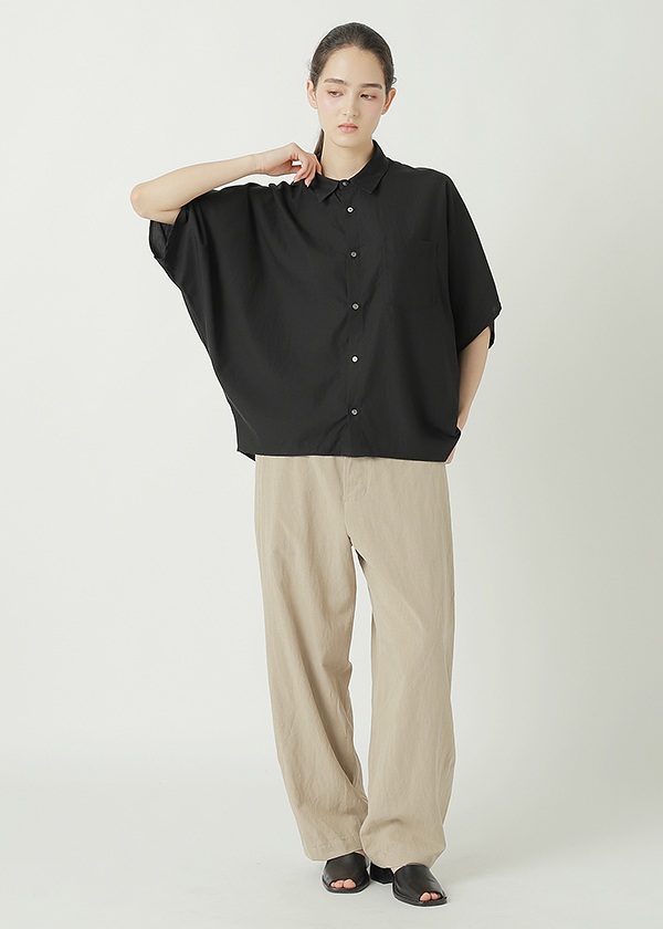 ZUCCa / DRAPE BROAD CLOTH SHIRT / �V���c