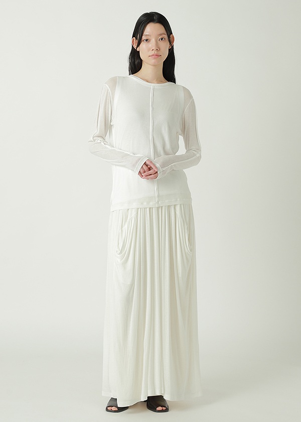 <��s�\��> ZUCCa / SHEER RIB KNIT / �X�J�[�g