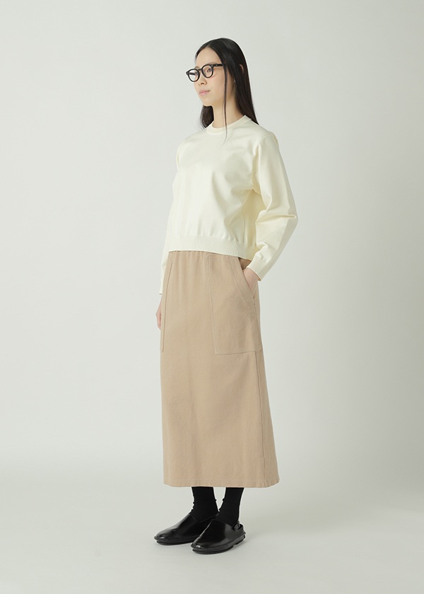 ZUCCa / P COTTON DOUBLE FACE KNIT / �X�J�[�g