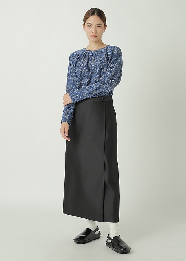 ZUCCa / PO FLORAL SCARF PRINT JERSEY / �J�b�g�\�[