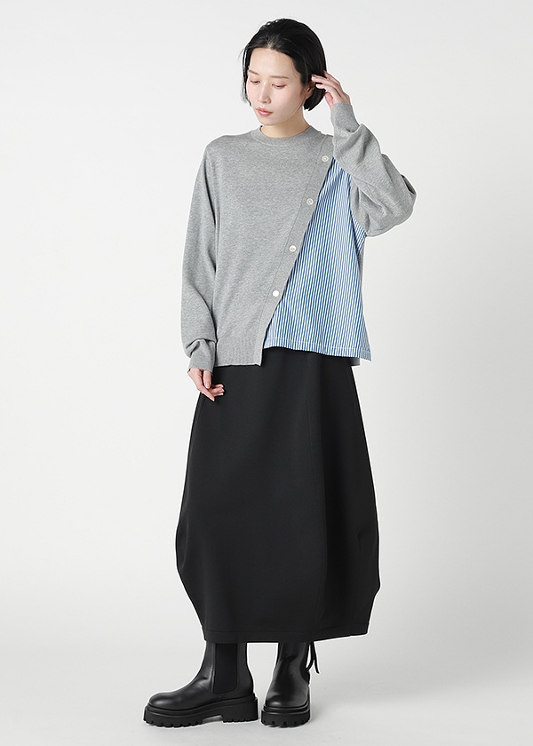 ZUCCa / FORM KNIT / スカート(M black(26)): ZUCCa| A-net ONLINE STORE