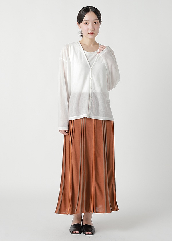ZUCCa / PLEATED KNIT / �X�J�[�g