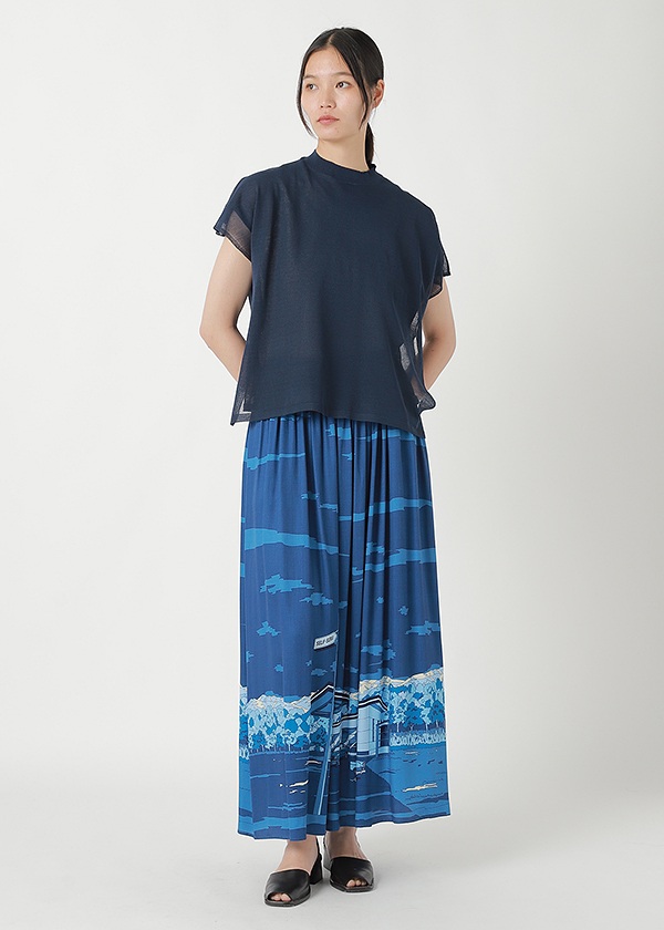 <��s�\��> ZUCCa / DOUBLE SHEER KNIT / �g�b�v�X