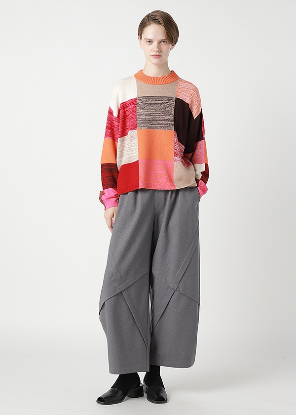 ZUCCa / COLOR BLOCK KNIT / �g�b�v�X